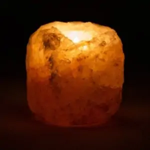 Zoutkristal Theelicht Himalayazout sfeerlicht waxinehouder